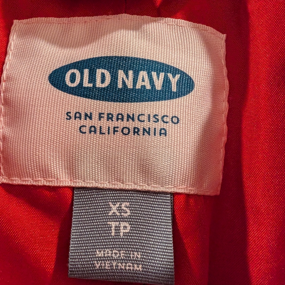 Women's Red Peacoat - Picture 2 of 4